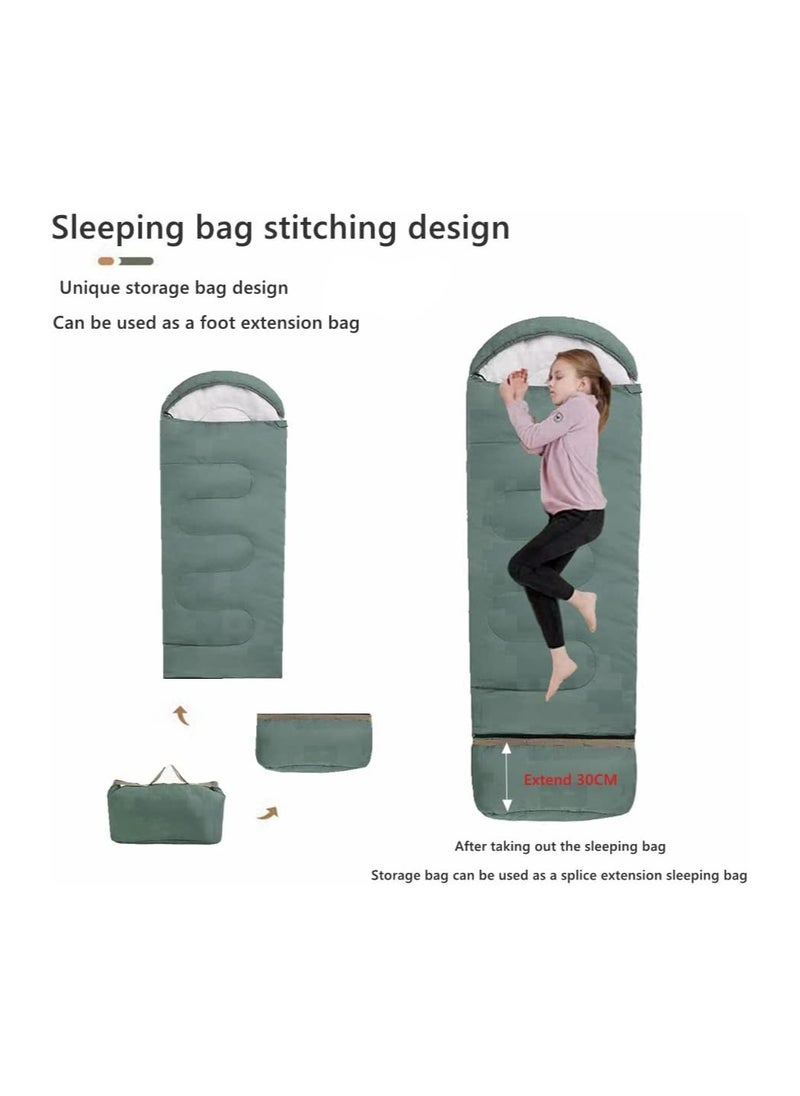 Cool Baby Style COOLBABY Children's Growth Sleeping Bag Splicable Sleeping Bag Convenient Sleeping Bag Children's Extended Sleeping Bag  - Image 2