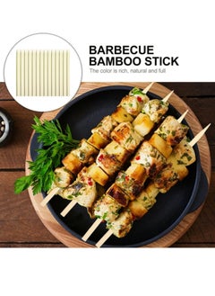 GO2CAMPS BBQ Bamboo Skewers Flat-35 Cm/Barbeque Grill Bamboo Sticks Flatshape  - Image 4