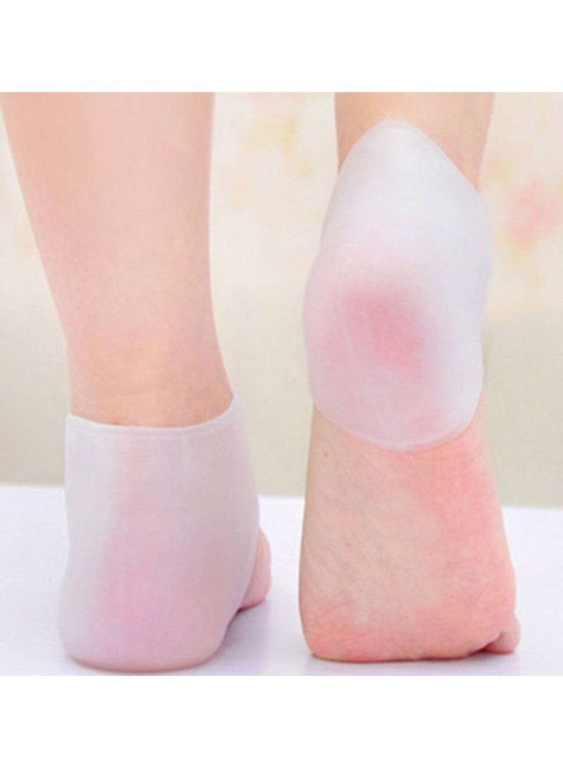 DubaiGallery 1 Pair Comfortable Protective Heel Rubber Vest Breathable Support Pain Protection Plantar Fasciitis Silicone Socks - Image 3