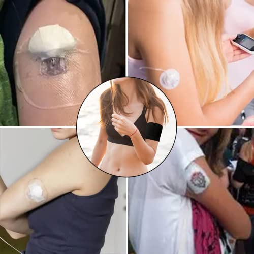 LEIZEHUAXU Diabetic Sensor Armband - Fits All CGM Devices - Protects Insulin Pod During Exercise - Sweatproof、Refreshing、 Breathable，Omnipod Dexcom Replaces Adhesive Patches (L 29.5-33CM) - Image 5