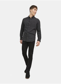 JACK & JONES Jjeclassic Melange Shirt Ls Noos  - Image 3