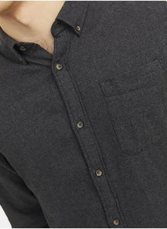 JACK & JONES Jjeclassic Melange Shirt Ls Noos  - Image 5