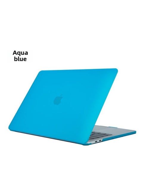 MacBookair Protective Case Matte Pro14 Computer Case For Apple Laptop Protective Case-Color:Water Blue-Applicable Model:14Pro A2442/A2779/A2918/A2992/A3112/A3185/A3401