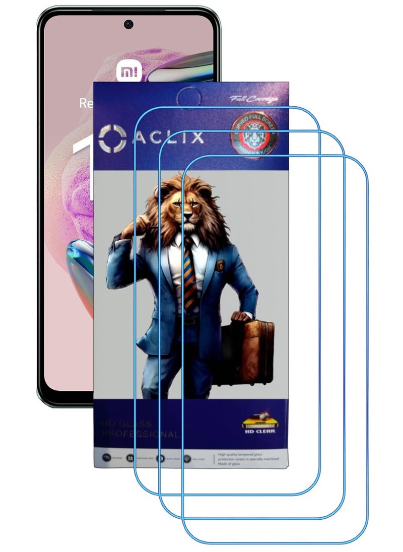 ACLIX 3 Pieces Antistatic ESD Dustproof Premium Quality High Definition Clear Tempered Glass Screen Protector Designed For Xiaomi Redmi Note 12S - Image 1