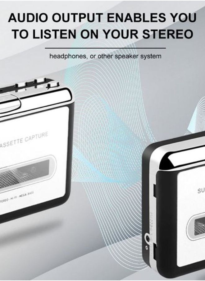 جونيوك مشغل الشريط عبر USB، مشغل الكاسيت، مسجل  - Image 2