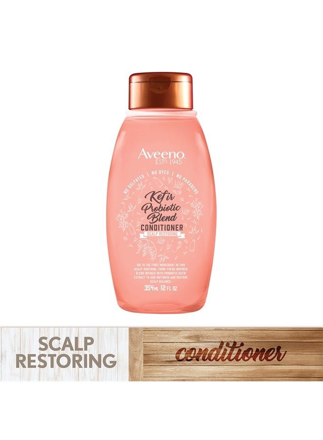 Aveeno Kefir Probiotic Blend Conditioner, Almond Blossom, 12 Fl Oz - Image 2