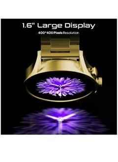 Zoom Plus 2023 Newly Launched Bluetooth Calling Full Screen Touch Heart Rate Monitoring Ultra Smart Watch Gold  - Image 2