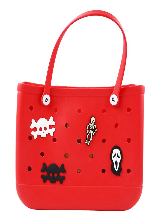 Vagocom Skeleton Charm Accessory for Bogg Bag and Simply Southern Tote,Halloween Decorative Inserts Accessories for DIY Your Beach Bag - Image 5