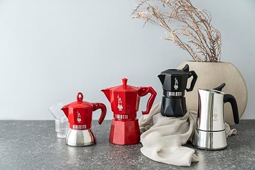 Bialetti Moon Exclusive Induction Stainless Steel Moka Pot, Stovetop Espresso Maker, Italian Coffee Maker, 6 Espresso Shots, (7.9oz - 235 ml), Compatible with All Stovetops, Silver - Image 4