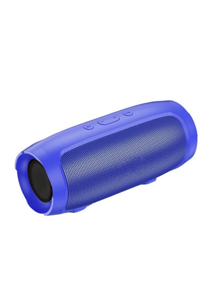 Intelligent Wireless Bluetooth Speaker Outdoor Speaker Pluggable Subwoofer Small Speaker Voice Broadcast Audio Blue  - Image 1