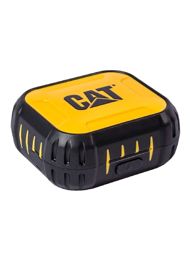 CAT Bluetooth Noise Cancelling Earbuds Black and Yellow 4.2 x 9.2 x 13.5 cm CAT-BTEARBUD - Image 5