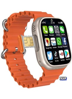 TIGER 5G Android Smart Watch TU94 with SIM Card Slot, Multi-App Compatibility, Dual Straps – Perfect for Men and Women – Fitness Tracker, Heart Rate Monitor, GPS, 1.78" HD Display, Long Battery Life, Waterproof, Bluetooth Connectivity – The Ultimate Smartwatch for Active Lifestyles  - Image 1