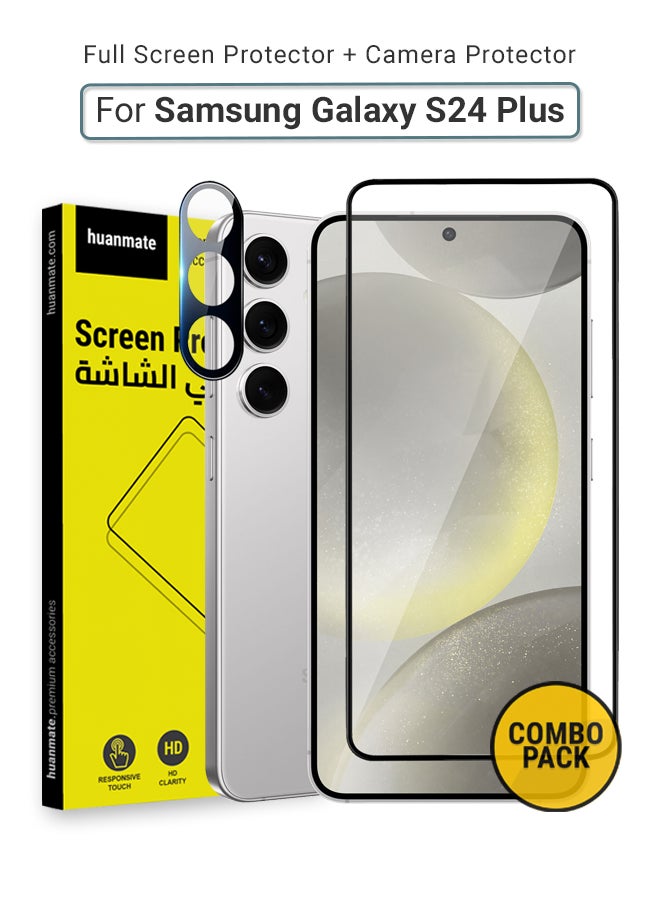 2 in 1 Samsung Galaxy S24 Plus Screen & Camera Protector - High Transparency Full Coverage Shield for Scratch & Impact Protection - Screen & Camera Protector for Samsung Galaxy S24 Plus - pzsku/ZD72F0833A2D069E36669Z/45/_/1711569517/54895c96-1073-4cb5-9e3c-213ff6ae93f9