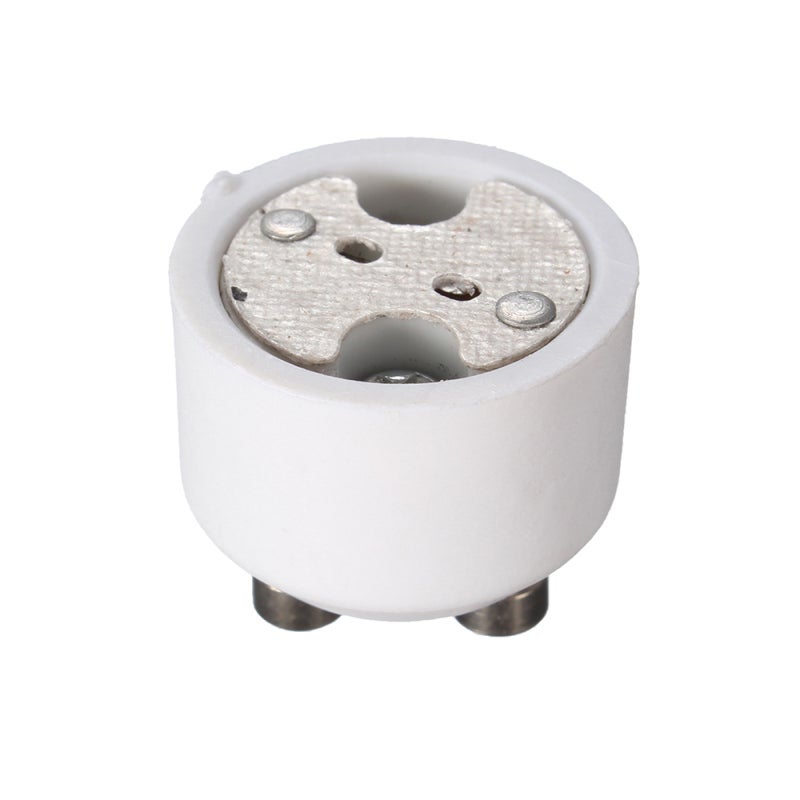 GU10 For MR16 Adapter White High-Quality Halogen Lamp Converter - Durable Heat-Resistant Base Change For Halogen Base Lamps - Image 4