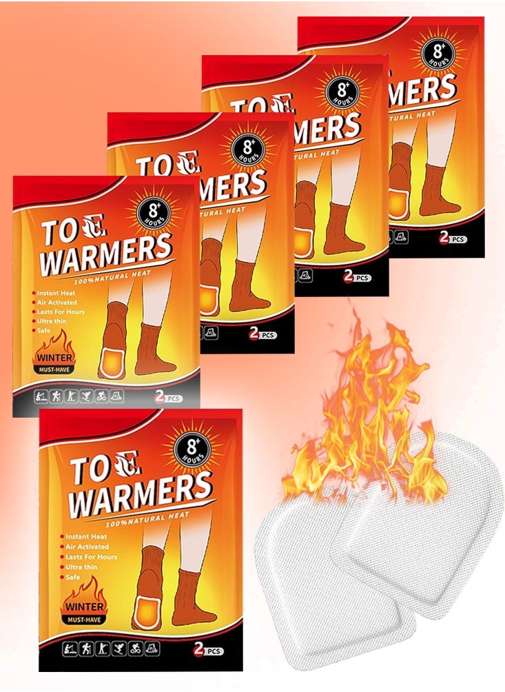 Foot Toe Warmers, Up to 8 Hours of Heat Long Lasting, Hot Insole Feet Warmer, Instant Toe Warmers Disposable Adhesive Air Activated Warmers for Winter Outdoor Work, Sports Activities, 5 Pairs - pzsku/ZD72F1A43CF97A277462AZ/45/_/1734452540/8b905fc8-0475-4641-8080-e323299a3b2f