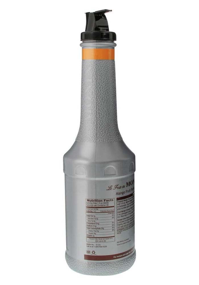 Monin Mango Purée - Tropical and Sweet Mango Flavor, 1 Liter, Non-GMO, Vegan, Gluten-Free - Image 4