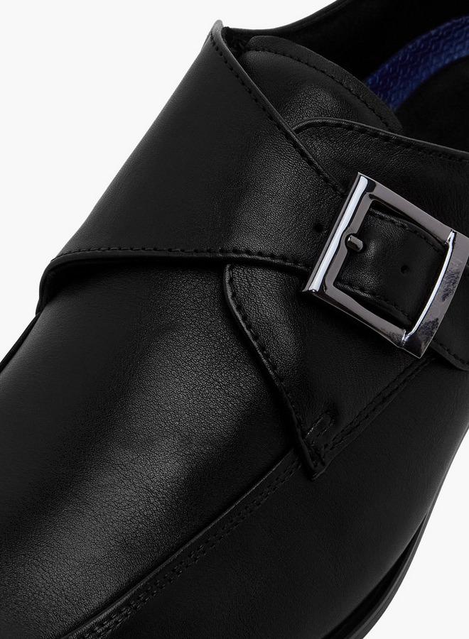 DUCHINI Men Leather Monk Shoes - Image 4