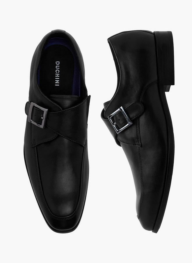 DUCHINI Men Leather Monk Shoes - Image 3