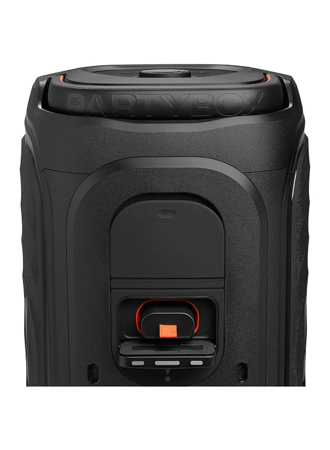 جي بي إل مكبر صوت الحفلات JBL PartyBox 130 المحمول بقوة 200 واط من JBL، عرض ضوئي ديناميكي، تعزيز صوت AI، 15 ساعة من وقت التشغيل، مقاوم للماء IPX4، مدخلات ميكروفون وجيتار، دعم Auracast™ - Image 3