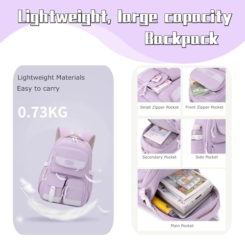 LANSHIYA Solid Color Rolling Backpack for Girls Boys Cute Elementary school bag with wheels,Black Trolley Bags for Travel - Image 5