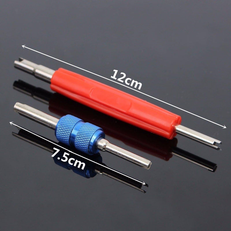 ESUMIC Car Air Conditioning Core Valves 102Pcs, R12 R134A Automotive A/C Valve Stem Cores w/Removal Tool for Car Air Conditioning Repair - Image 5