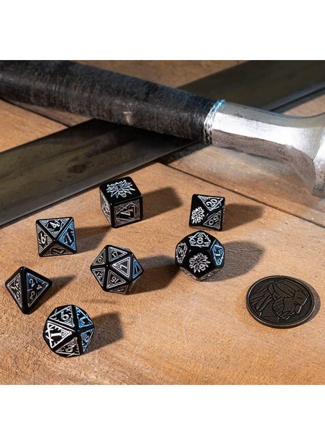 Q WORKSHOP - Q-Workshop The Witcher Dice Set. Geralt - Silver Sword - Image 1