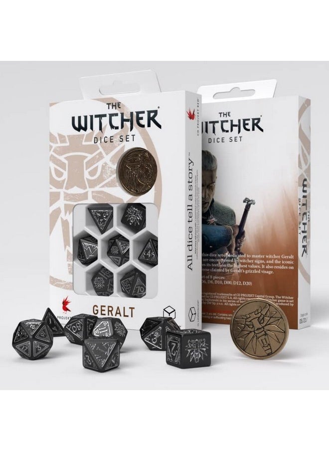 Q WORKSHOP - Q-Workshop The Witcher Dice Set. Geralt - Silver Sword - Image 1