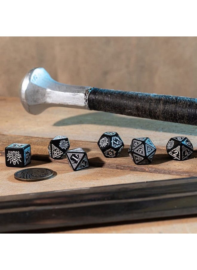 Q WORKSHOP - Q-Workshop The Witcher Dice Set. Geralt - Silver Sword - Image 1