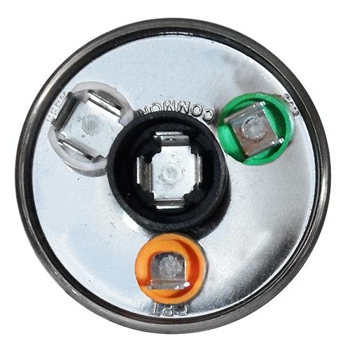 AMRAD Goodman CAP050400440RTP Replacement - 40 + 5 uf / Mfd 370 / 440 VAC AmRad Round Dual Universal Capacitor , Made in the U.S.A. - Image 3