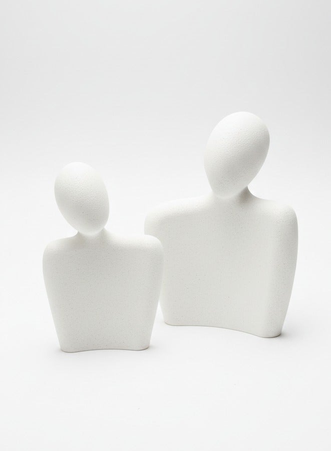 أخوة ثلاثي الأبعاد تمثال ديكوري تجريدي لشخصين – رمز الألفة والاحتواء بتصميم عصري أنيق - Image 3