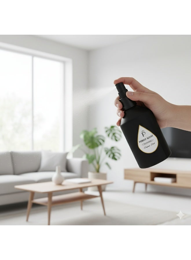 PURELY SCENT Tropical Fruit Air Freshener Spray – 500ml Long-Lasting Fresh Scent - Image 2