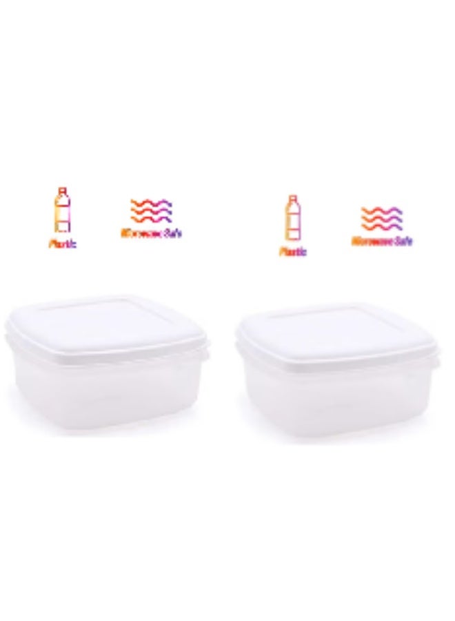 ريفال Pack of 2 Keep Fresh Box 1.25L Food Storage Containers – Refrigerator & Dishwasher Safe, Durable & Airtight - Image 4