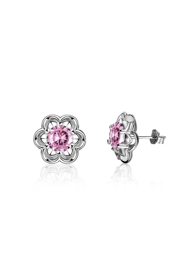KUYING Temperament Inlaid Gemstone Earrings With Hooks And Studs 