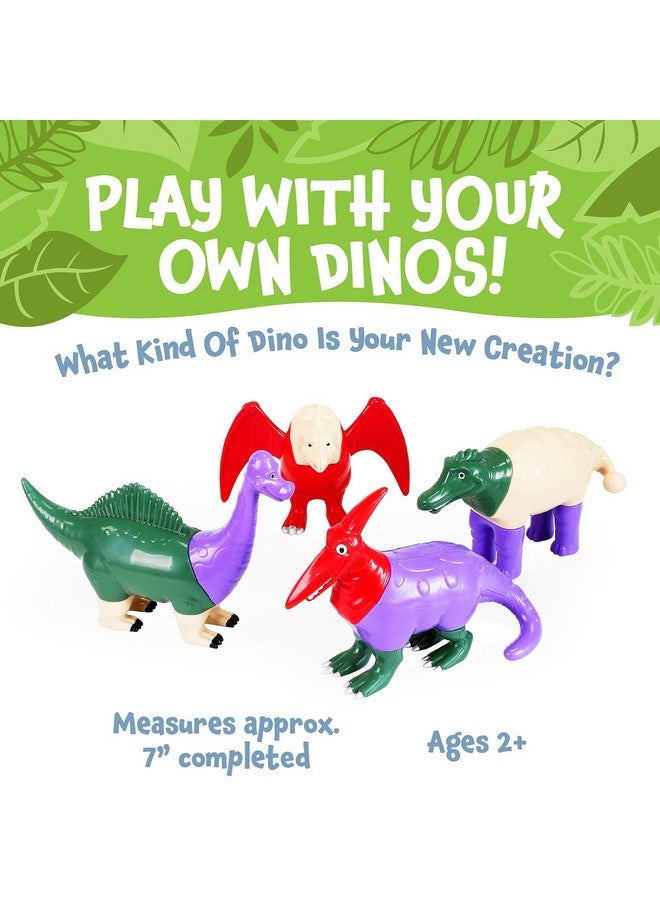 POPULAR PLAYTHINGS Magnetic Mix or Match Dinosaurs Toy Play Set, 12 Pieces - Image 5