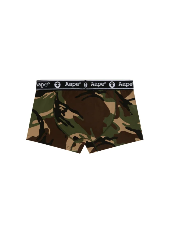 AAPE Moonface logo camo boxer briefs