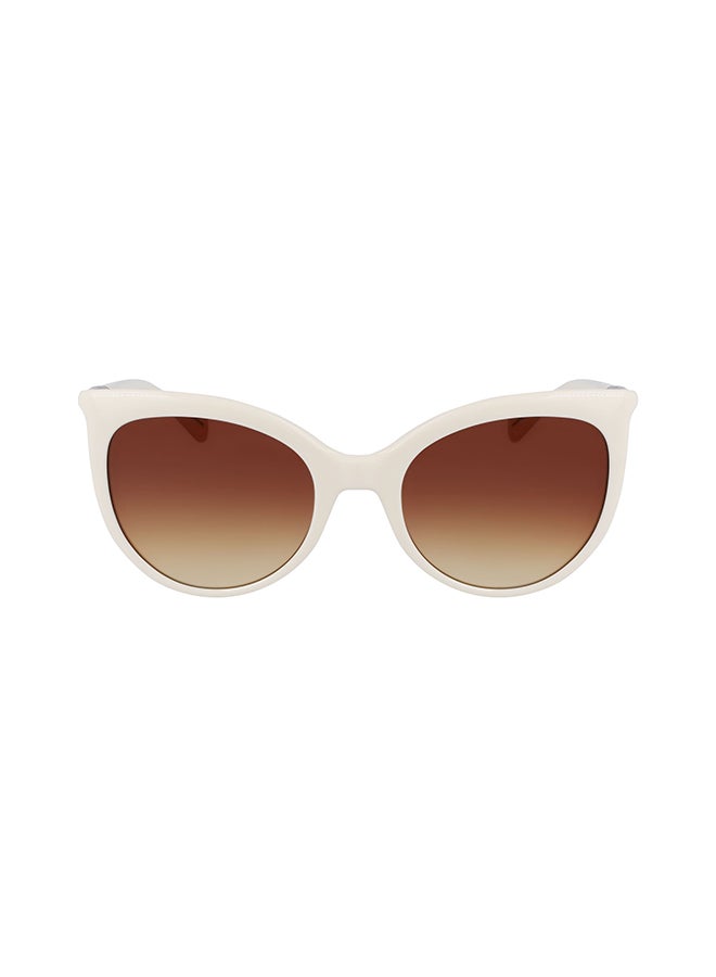Longchamp نظارة شمسية عين القطة للحماية من الأشعة فوق البنفسجية للنساء - LO720S-107-5420 - مقاس العدسة: 54 ملم  - Image 1