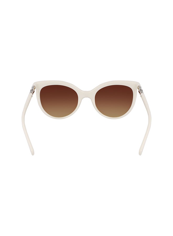 Longchamp نظارة شمسية عين القطة للحماية من الأشعة فوق البنفسجية للنساء - LO720S-107-5420 - مقاس العدسة: 54 ملم  - Image 4