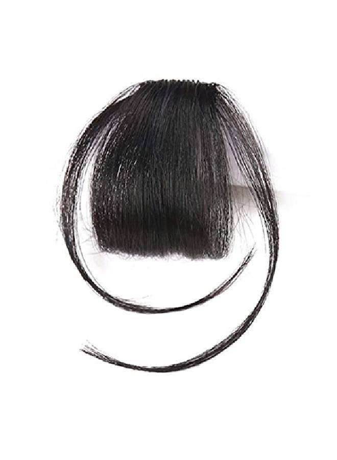 Cute critters Clip In Bangs Front Neat Air Fringe One Piece Clip In Fringe Hair Extensions With Temples For Women (Natural Color) - Image 5