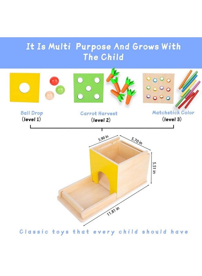 5 In 1 Object Permanence Box Toddler Play Kit Toys For 1 Year Old Babies 612 Months 2 Year Old  - Image 4