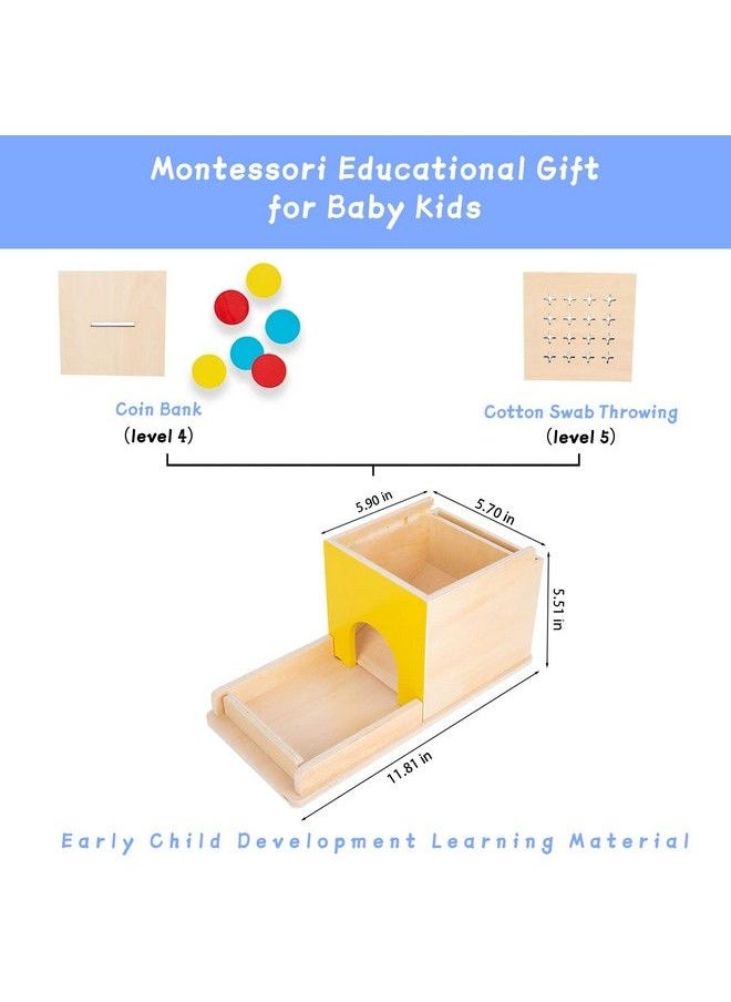 5 In 1 Object Permanence Box Toddler Play Kit Toys For 1 Year Old Babies 612 Months 2 Year Old  - Image 5