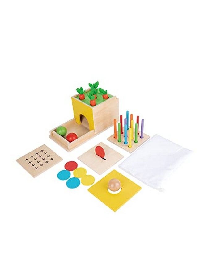 5 In 1 Object Permanence Box Toddler Play Kit Toys For 1 Year Old Babies 612 Months 2 Year Old  - Image 1