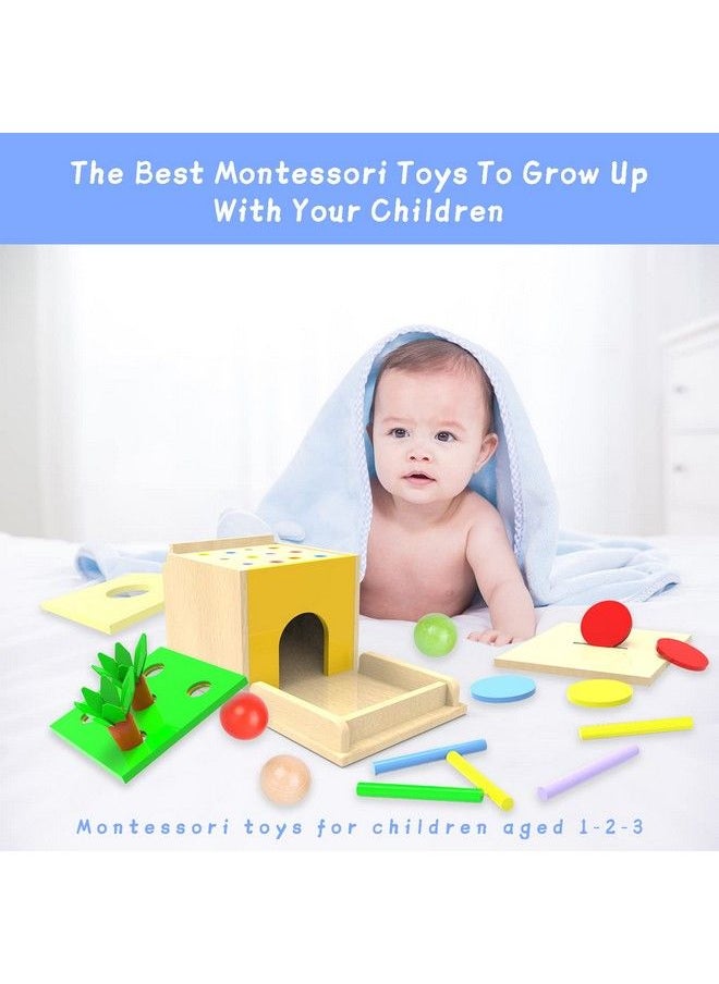 5 In 1 Object Permanence Box Toddler Play Kit Toys For 1 Year Old Babies 612 Months 2 Year Old  - Image 3