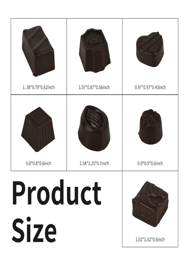 VIOCIWUO Fake Chocolates 14Pcs Simulation Chocolate Model Artificial Food Faux Candy for Home Kitchen Model Shop Decoration Window Display Props - Image 2