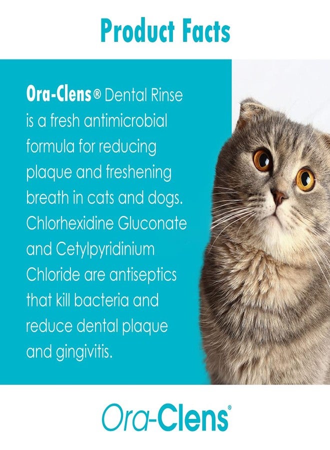 Pet Health Solutions Ora-Clens Dental Rinse for Dogs & Cats - Cleans Teeth, Freshens Breath - Antimicrobial - 8 fl oz - Image 2