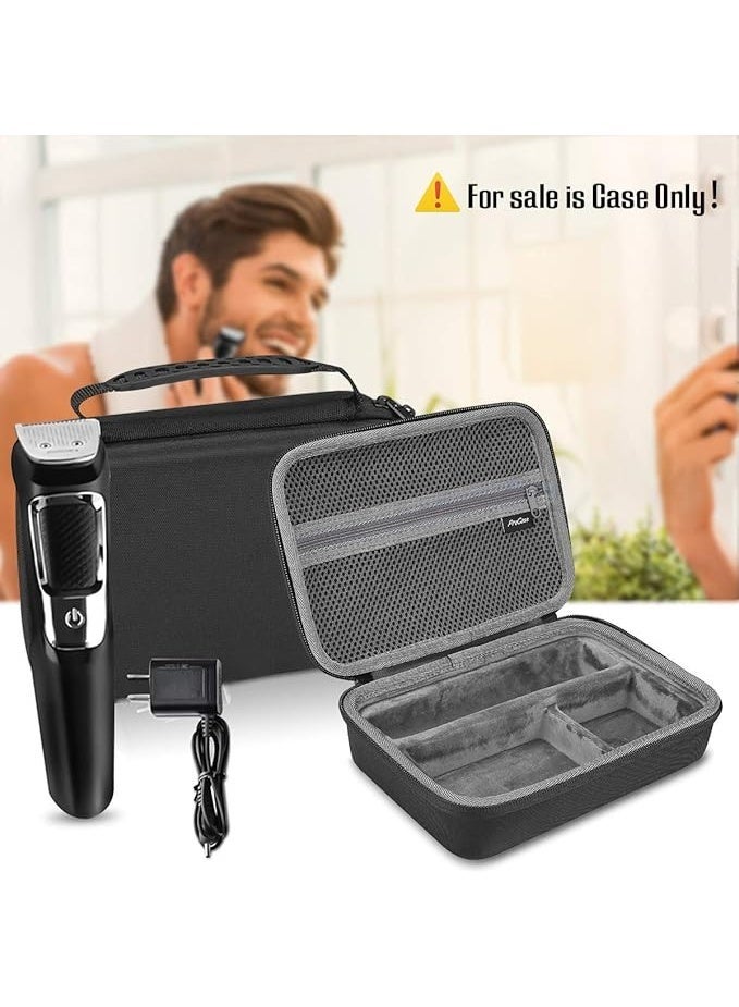 ProCase Hard Case for Philips Norelco Multigroom Series 3000 5000 7000 MG3750 MG5750/49 MG7750/49 Electric Shaver and Accessories for Men - Black - Image 3