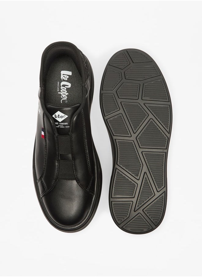 Lee Cooper Men's Panelled Slip-On Low Ankle Sneakers  - Image 4