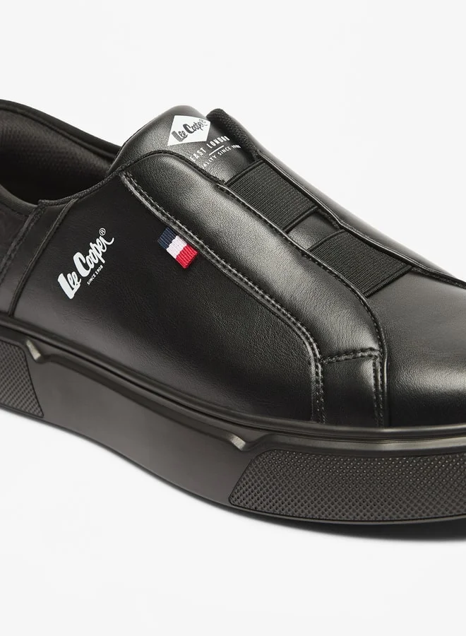 Lee Cooper Men's Panelled Slip-On Low Ankle Sneakers