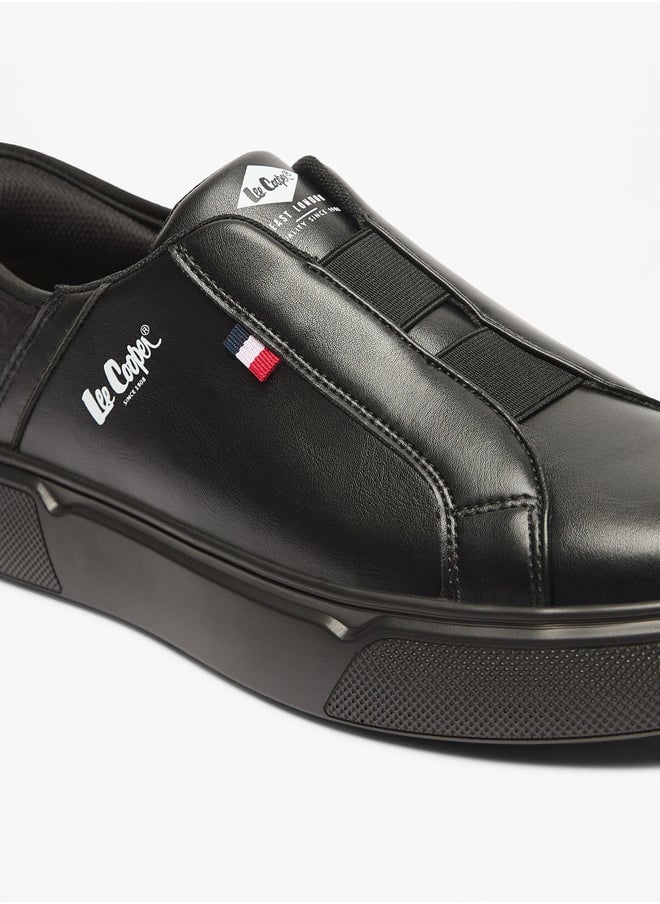 Lee Cooper Men's Panelled Slip-On Low Ankle Sneakers  - Image 5