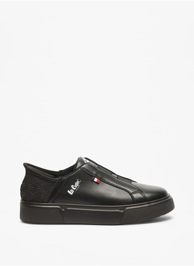 Lee Cooper Men's Panelled Slip-On Low Ankle Sneakers  - Image 3