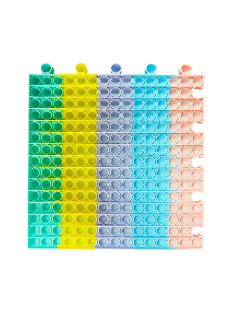 Prime Push Pop Bubble Fidget Sqaure Sensory Toy  Non-Toxic Stress Relieve Silicone Squeeze Push Pop Bubble Sensory Fidget Squishy Toy - Image 2